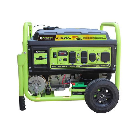 12000-10750W Dual Fuel Gas &#038; Propane Powered Portable Generator with 479cc &#038; 18-HP Professional Engine &#8211; Long Life &#038; High Quality Lithium Battery