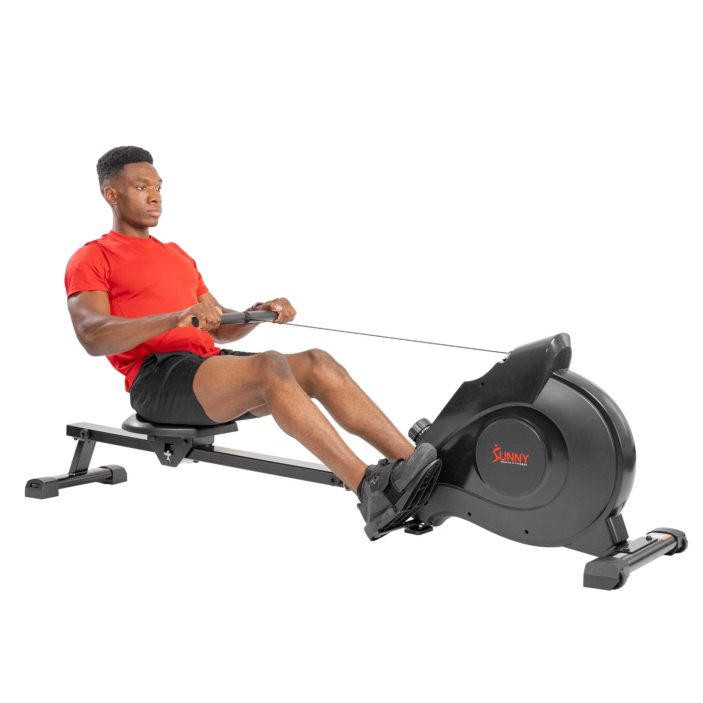 Sunny Health &#038; Fitness SF-RW5515 Magnetic Rowing Machine Rower w/ LCD Monitor