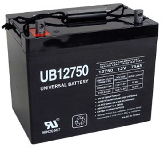 Universal UB12750I4- UB12750 12V 75AH Sealed Lead Acid Battery I4 TT