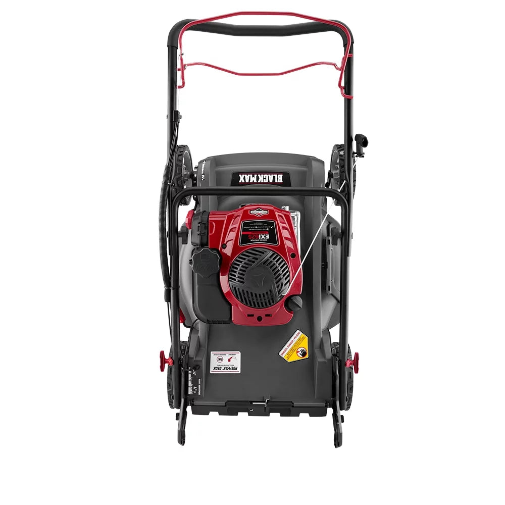 Black Max 21-Inch 150cc Self-Propelled Gas Mower with Briggs &#038; Stratton Engine