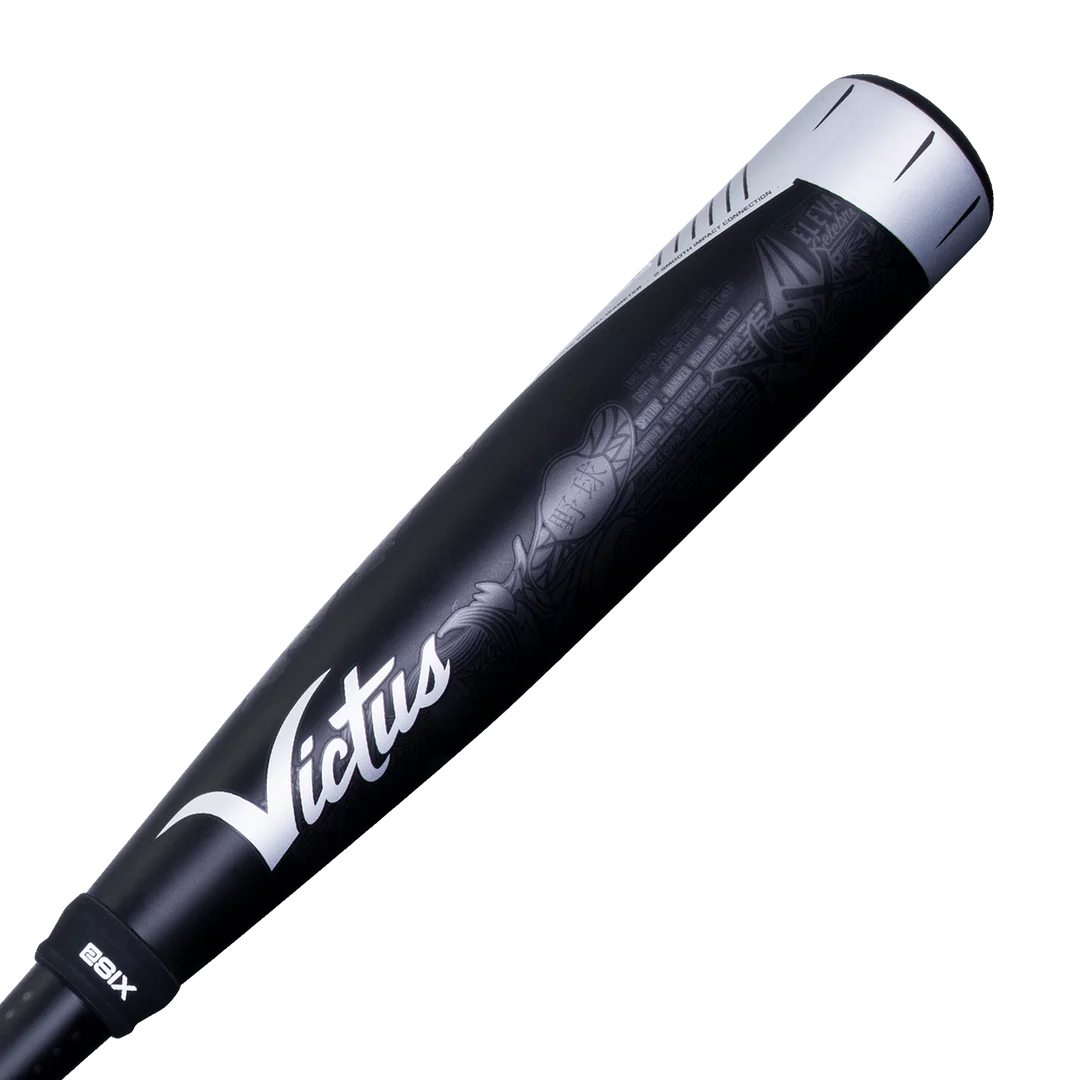 Victus Nox Two Piece Hybrid USSSA 2 3/4&#8243; Baseball Bat -8, 28&#8243;/20oz (Black/Silver)