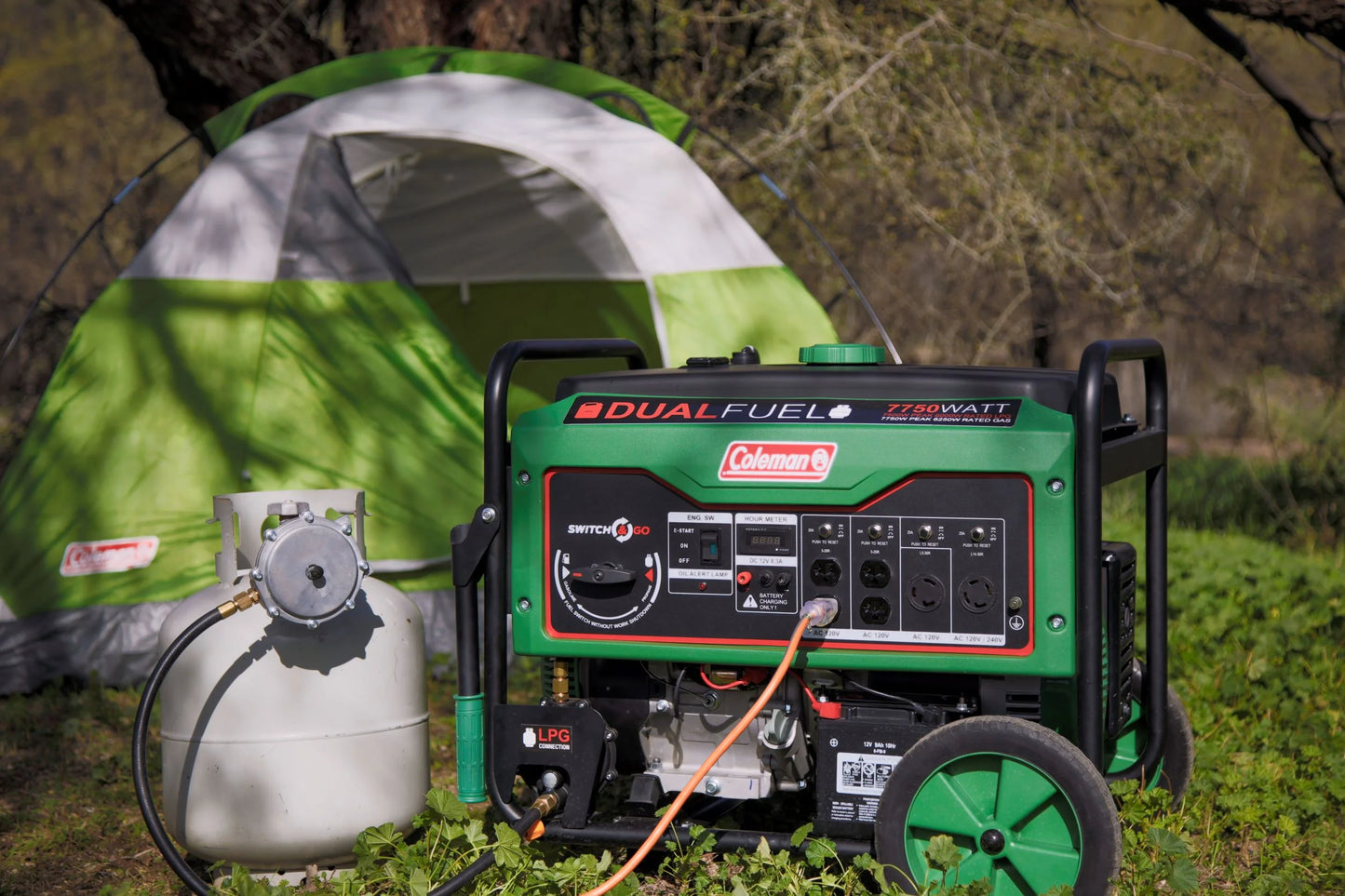 Coleman DF7750 Gas Powered 7750w Power Ride-On Generator