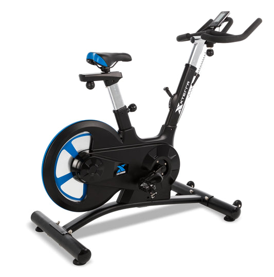 XTERRA Fitness MBX2500 Indoor Cycling Exercise Bike with 48.5 lb Flywheel, LCD Display, 8 Resistance Levels