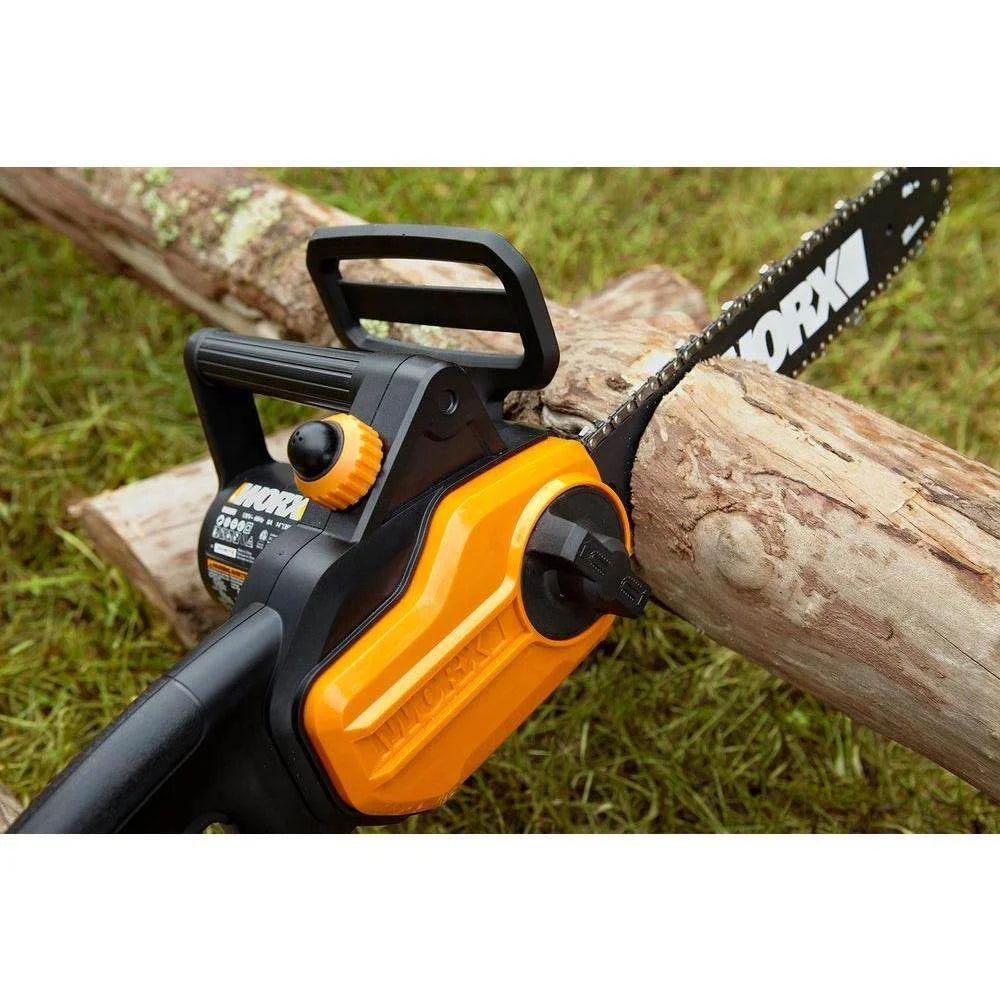 WORX WG305 8.0 Amp 110 Volt 14&#8243; Lightweight Durable Electric Chainsaw