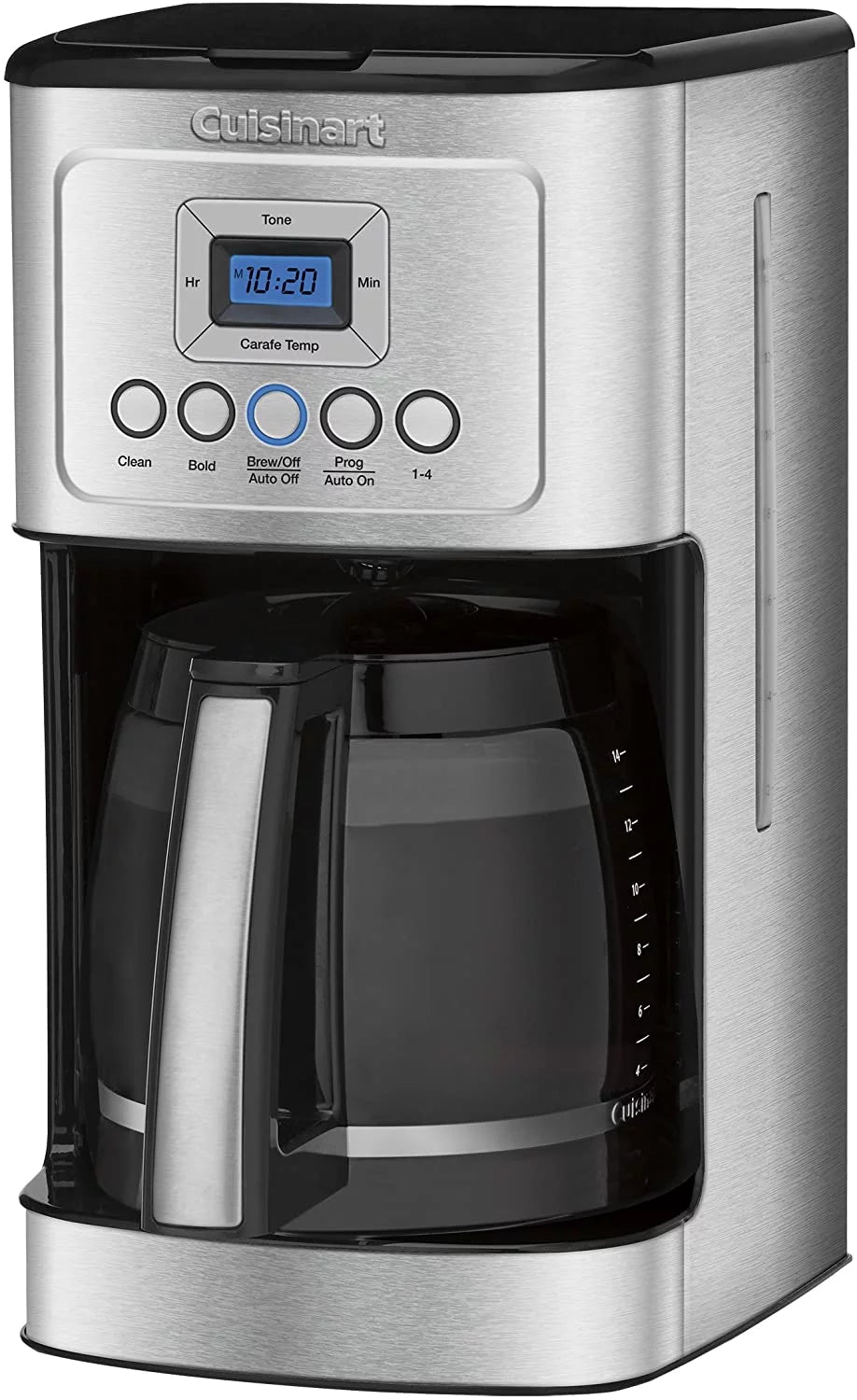 Cuisinart 14-Cup Fully Automatic Coffee Maker, Glass Carafe, Stainless Steel (DCC-1800)