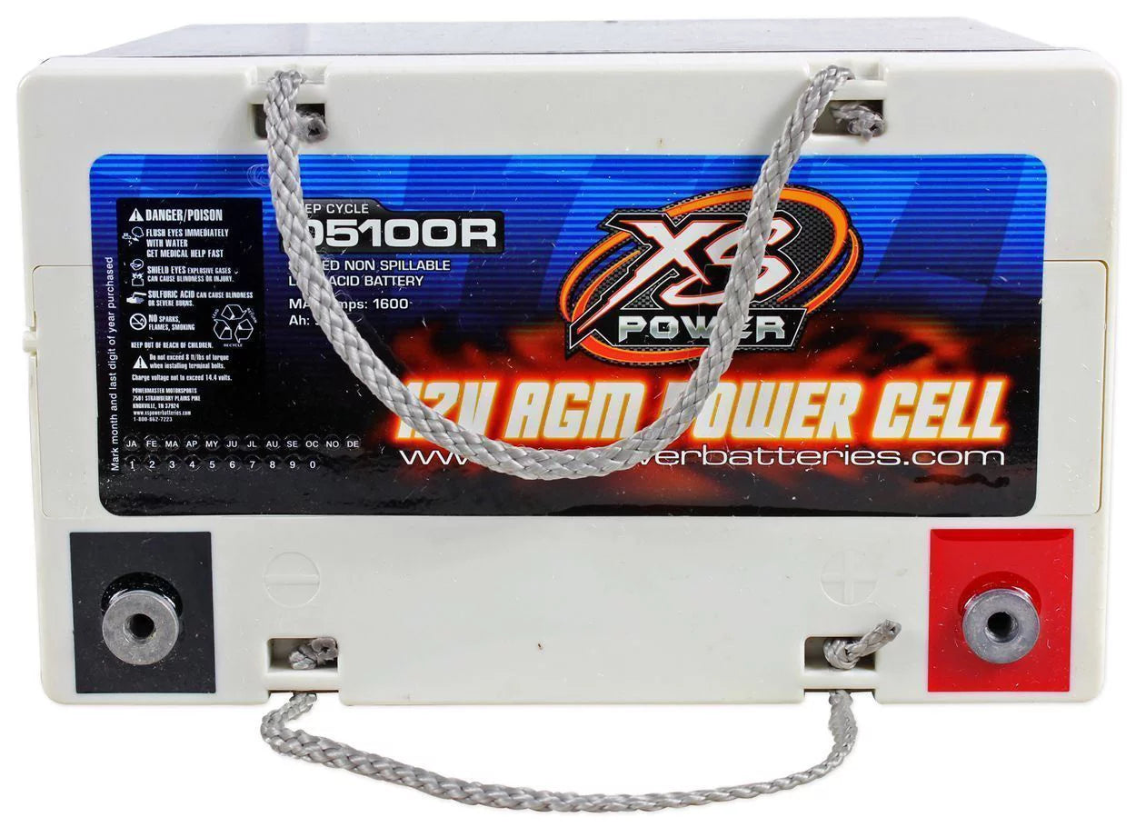 XS Power D5100R 12V Reverse Polarity 3100 Amp Sealed Powercell Car Battery