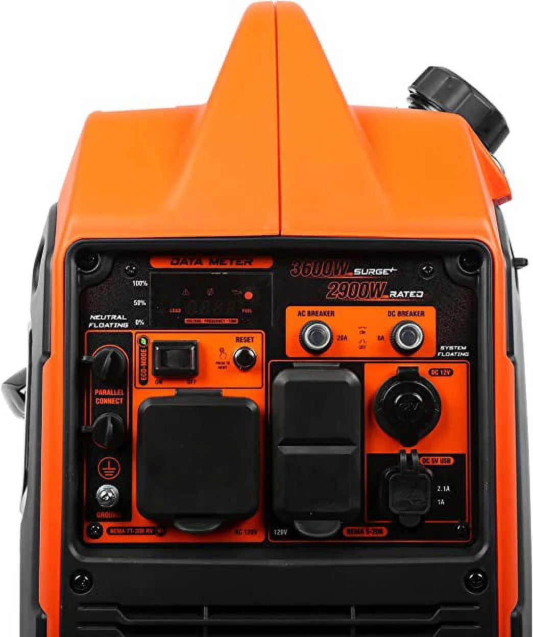 WEN 3600-Watt Portable Inverter Generator, RV-Ready, Quiet and Lightweight with Fuel Shut Off