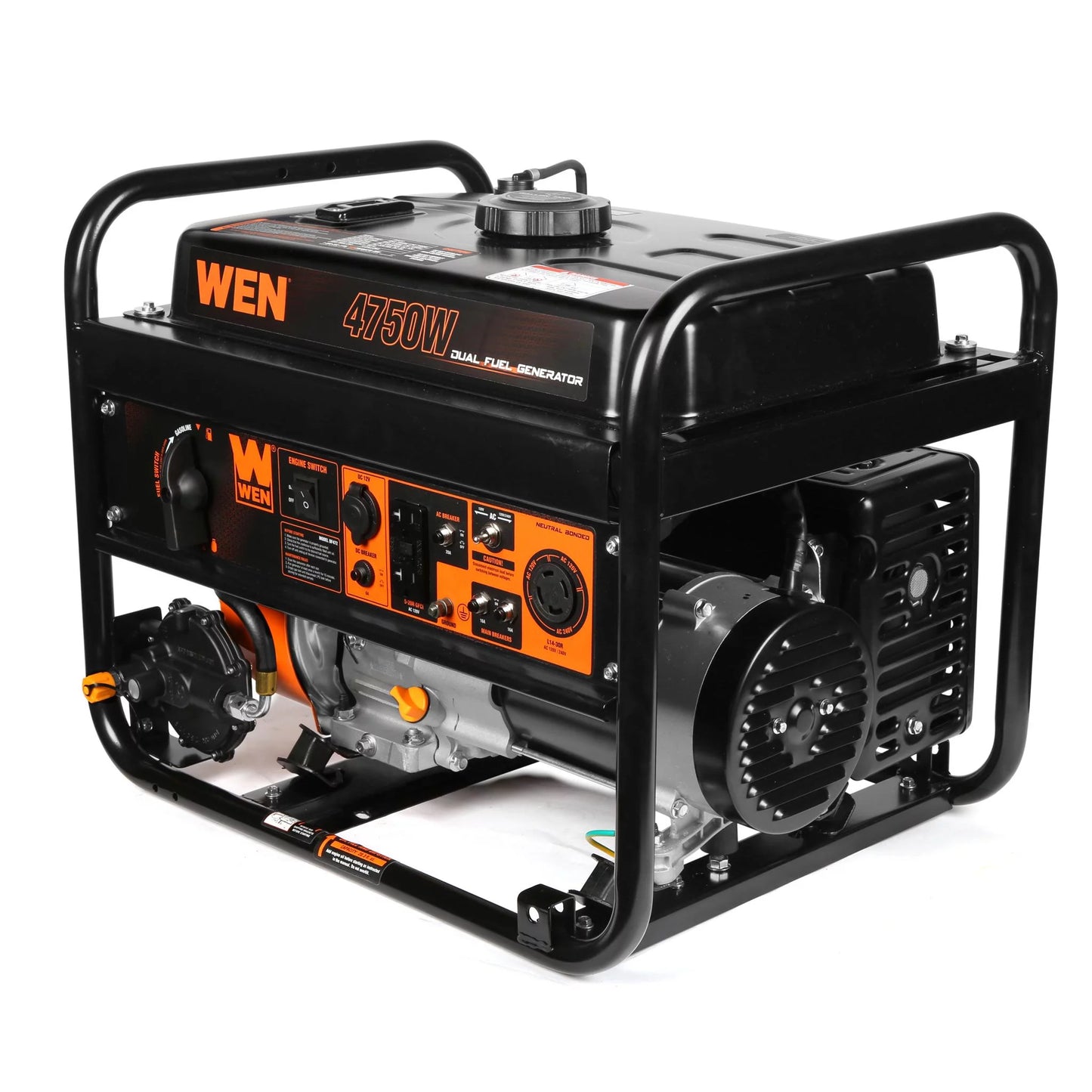 WEN 4750-Watt 120-Volt/240-Volt Dual Fuel Portable Generator