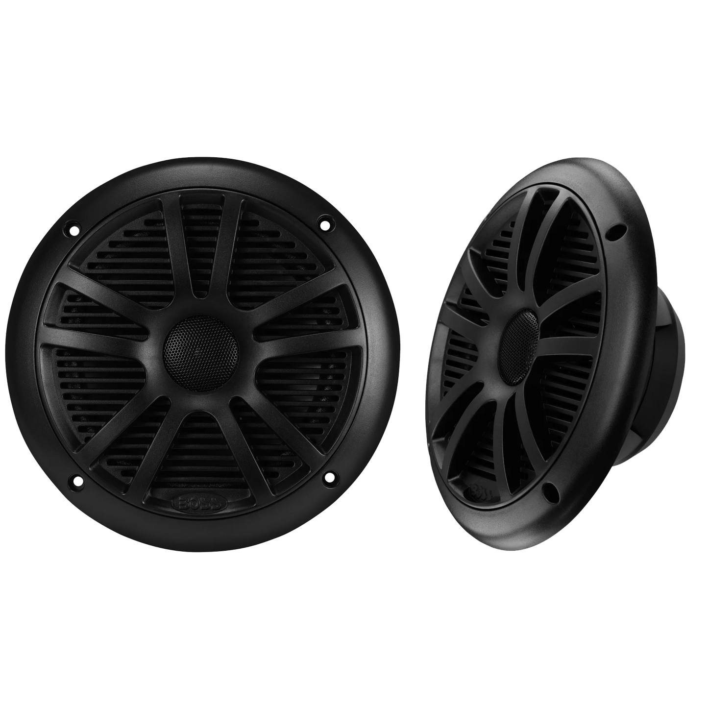 Boss Audio  6.5&#8243; Dual Cone 180W Marine Full Range Speakers &#8211; Black