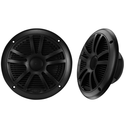 Boss Audio  6.5&#8243; Dual Cone 180W Marine Full Range Speakers &#8211; Black