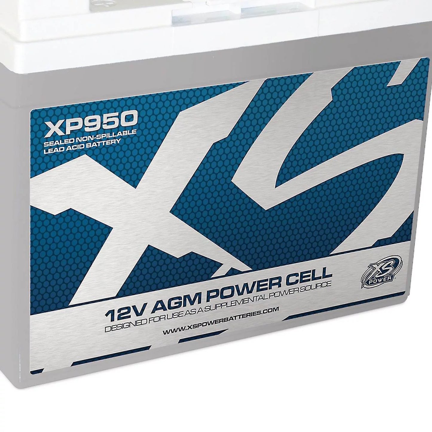 XS Power XP950 12 Volt AGM 950 Amp Power Cell Car Audio Battery with Hardware