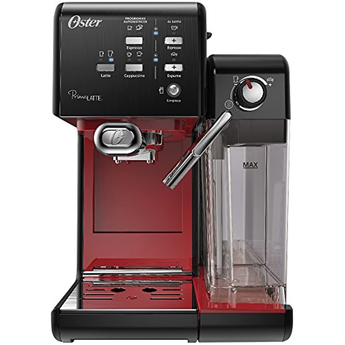 Cafeteira Espresso Oster, PrimaLatte II, Vermelho, 127V