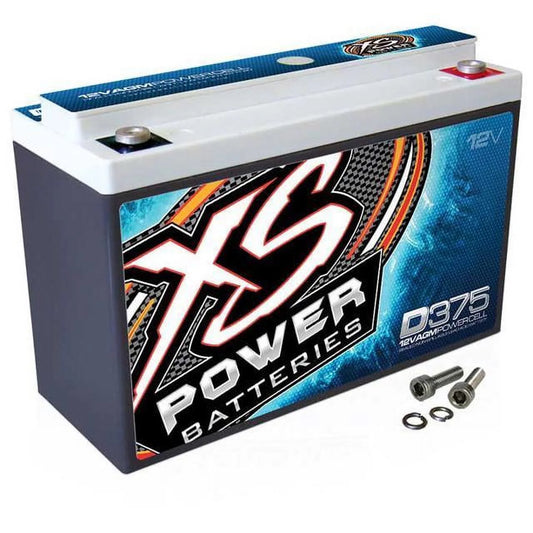 XS Power D375 12V AGM Battery, Max Amps   800A,  CA: 190, Ah:  15, 600W