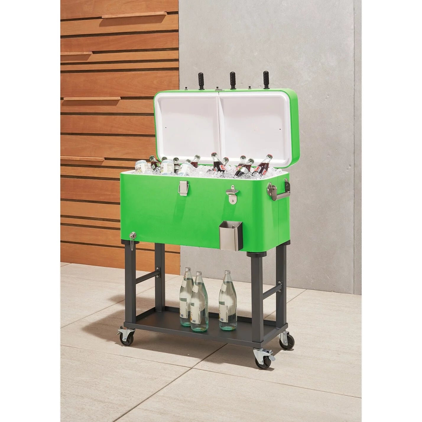 TRINITY 80 QT Foosball Cooler w/ Detachable &#8211; Green