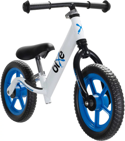 Bixe Aluminum Toddler Balance Bike Lightweight 12?? No-Pedal Training Bike for Kids, Blue