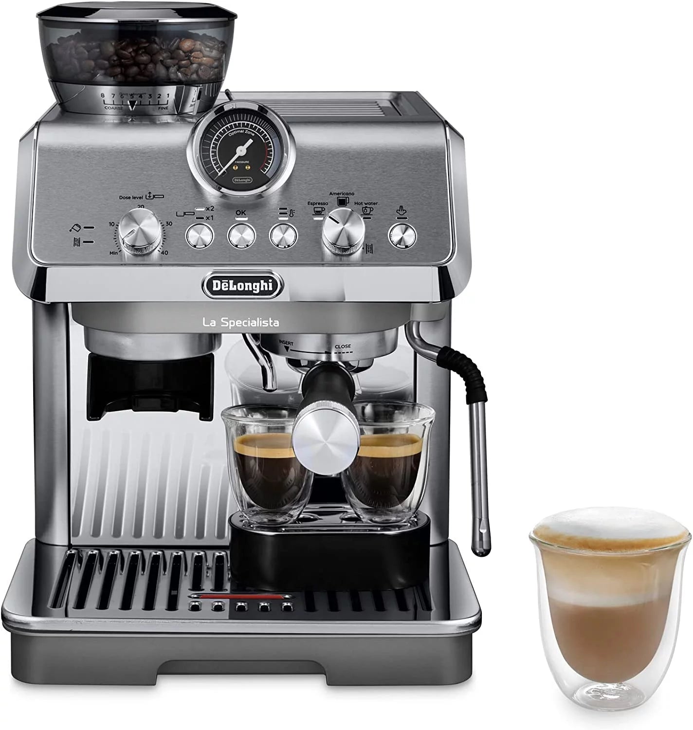 De&#8217;Longhi EC9155M La Specialista Arte Pump Espresso Machine, Metal