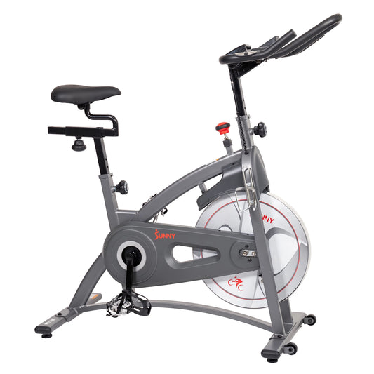 Sunny Health &#038; Fitness Endurance Belt Drive Indoor Cycle Exercise Bike with Magnetic Resistance for Stationary Cardio, SF-B1877