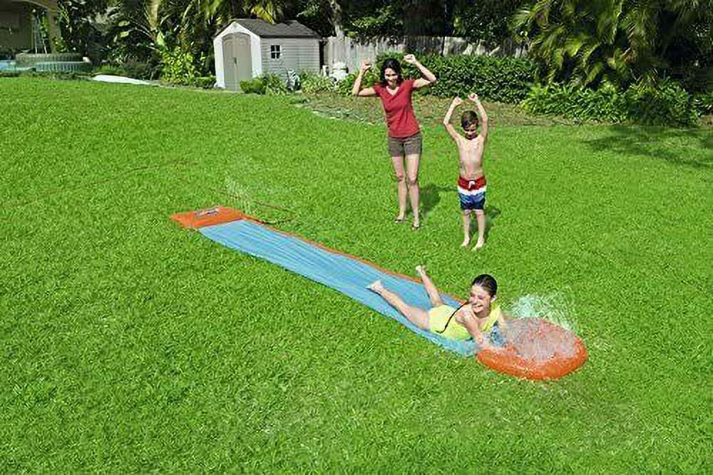 Bestway H2O Go 18ft Single Water Slide Drench Pool Brand New