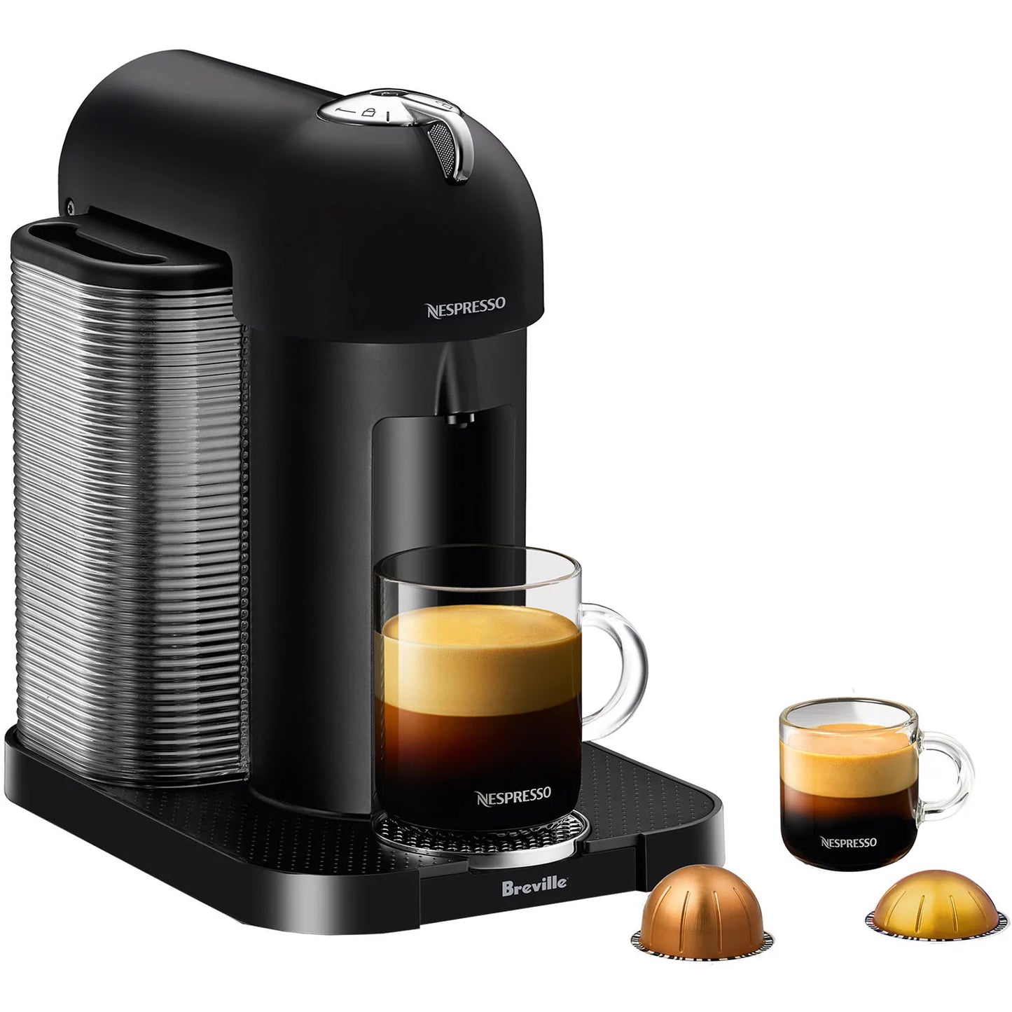 Breville Nespresso Vertuo Coffee &#038; Espresso Single-Serve Machine in Black