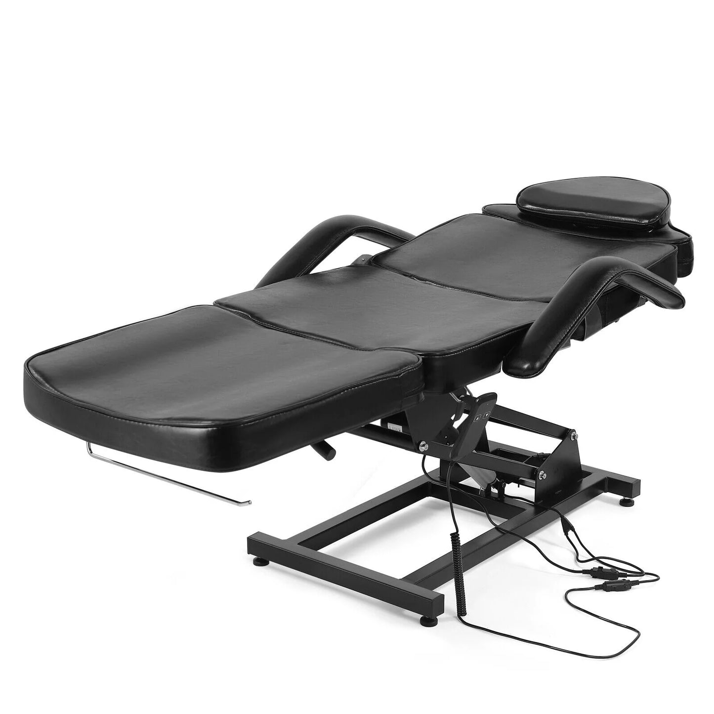 Artist hand Massage Table Electric Adjustable Tattoo Facial Lash Bed Salon Chair (Black)