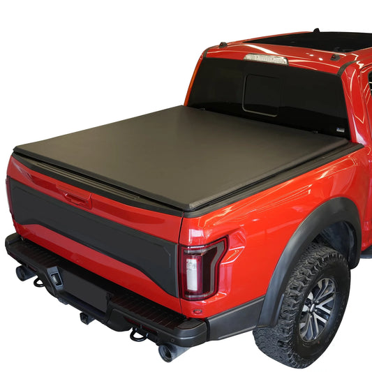 XTWEEX Soft Roll Up Truck Bed Tonneau Cover Fits 2016-2023 Toyota Tacoma SR5 Fleetside/Styleside 5 ft Bed