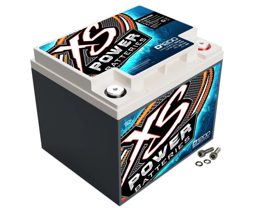 XS Power D1200 XS Series 12V 2600 Amp AGM High Output Battery with M6 Terminal Bolt