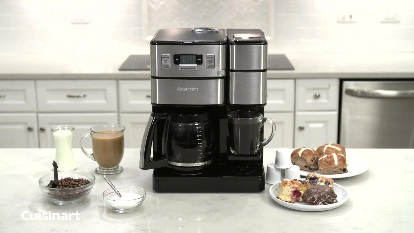 Cuisinart Grind &#038; Brew 12 Cup Automatic Coffee Center, SS-GB1