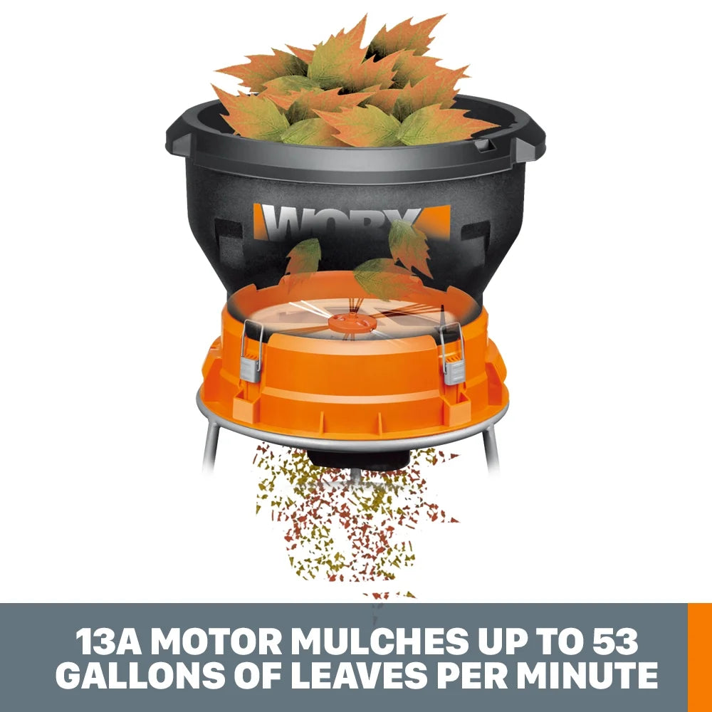 Worx WG430 13 Amp Electric Leaf Mulcher