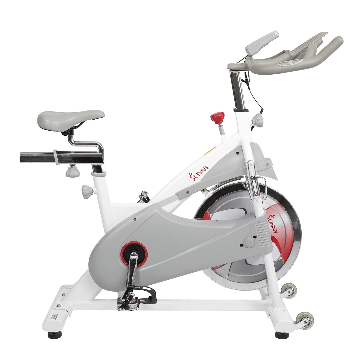 Sunny Health &#038; Fitness Magnetic Belt Drive Indoor Premium Stationary Studio Cycling Exercise Bike Trainer for Home, SF-B1876