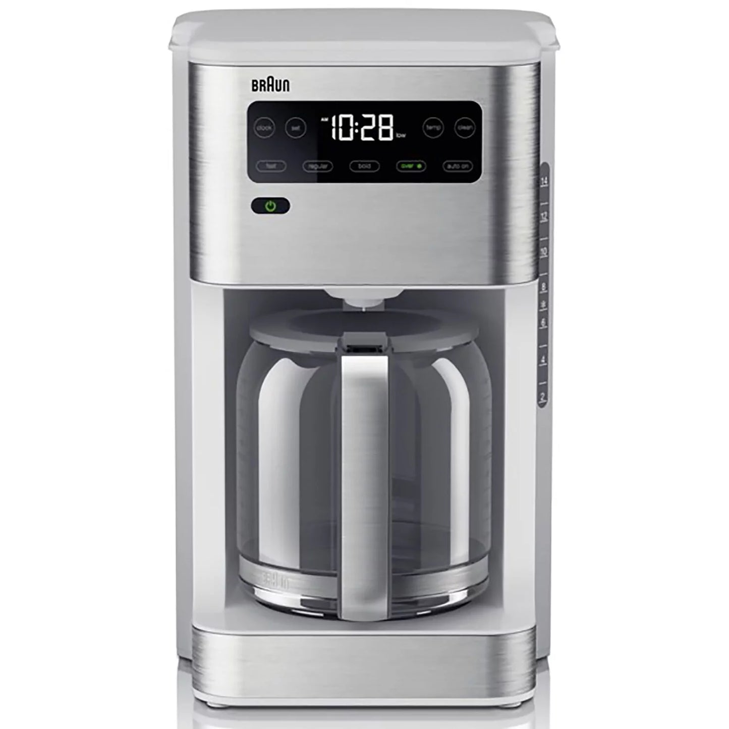 Braun PureFlavor 14-Cup Coffee Maker in White