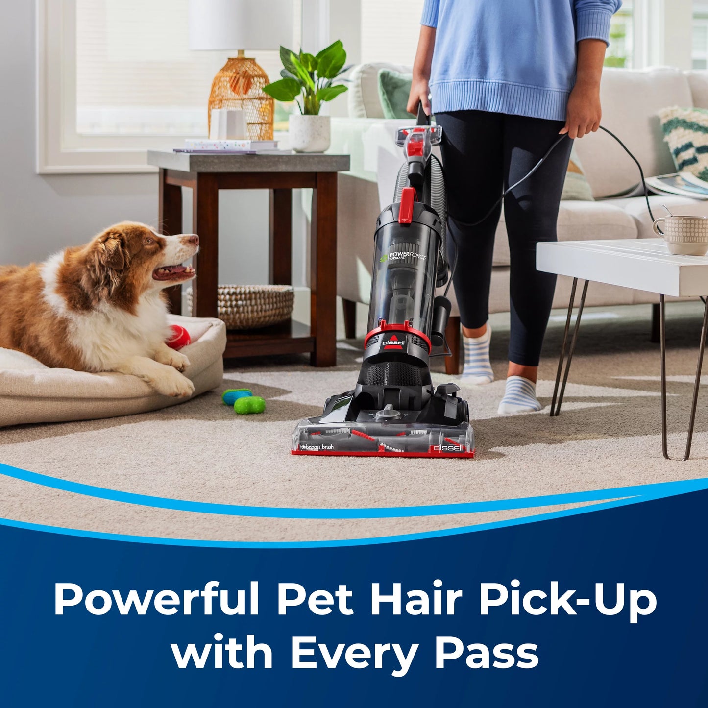 BISSELL PowerForce Helix Turbo Pet Upright Vacuum 3332