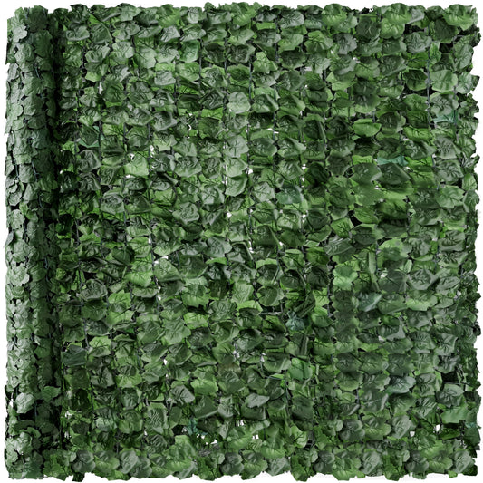 Best Choice Products 94x59in Artificial Faux Ivy Hedge Privacy Fence Screen for Outdoor Decor, Garden, Yard &#8211; Green