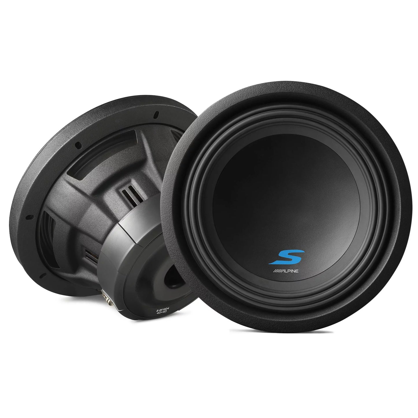 Alpine S-W10D2 S-Series 10 Inch 1800 Watt Max 2 Ohm DVC Car Audio Subwoofer