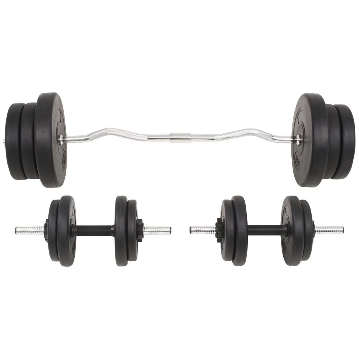 Dcenta Barbell and Dumbbell Set 132.3 lb