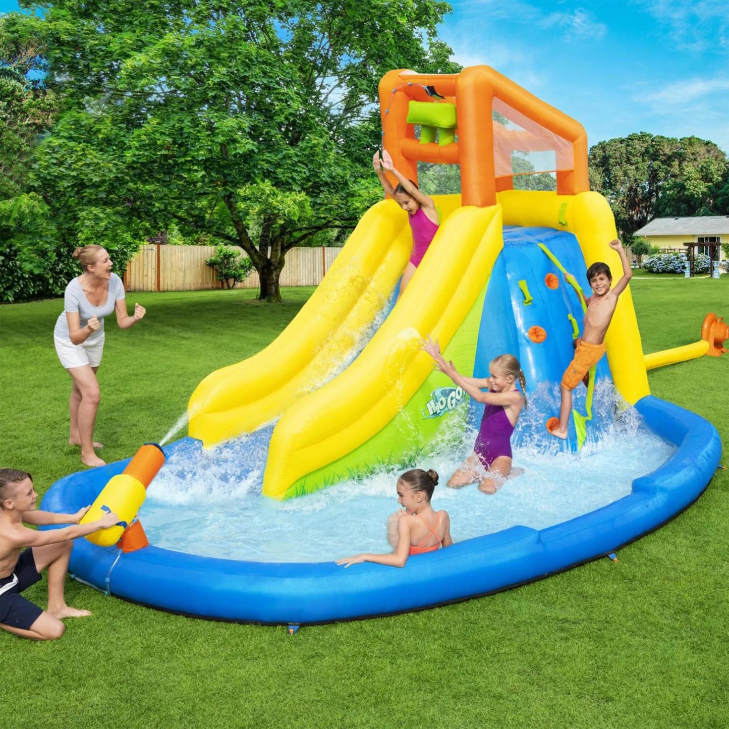 Bestway H2OGO! Mount Splashmore Kids Inflatable Water Splash Park