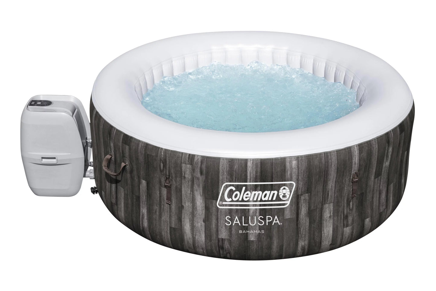 Coleman 71&#8243; x 26&#8243; Bahamas AirJet Spa Outdoor 177 gal. Inflatable Hot Tub, Max Temperature of 104F