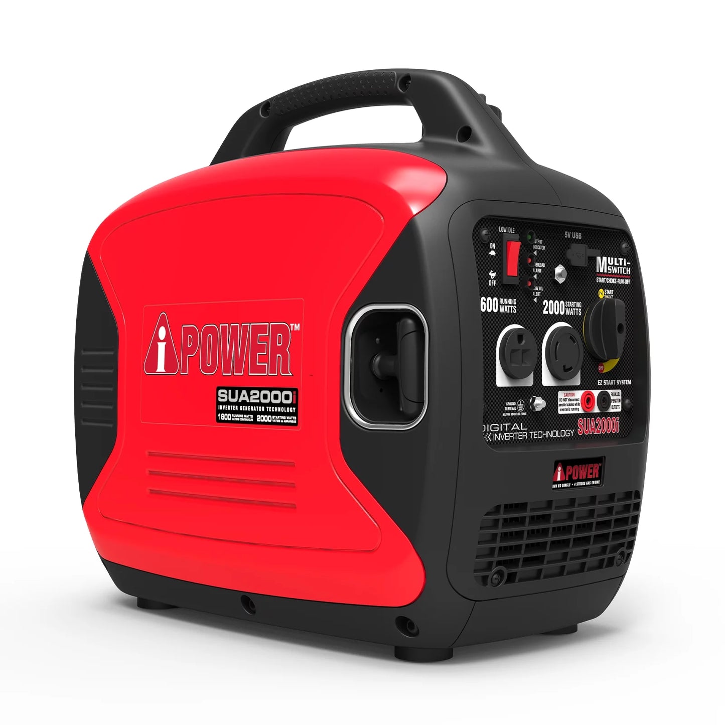 A-iPower Portable Inverter Generator, 2000W Ultra-Quiet RV Ready, EPA Compliant, Small &#038; Ultra Lightweight For Backup Home Use, Tailgating &#038; Camping