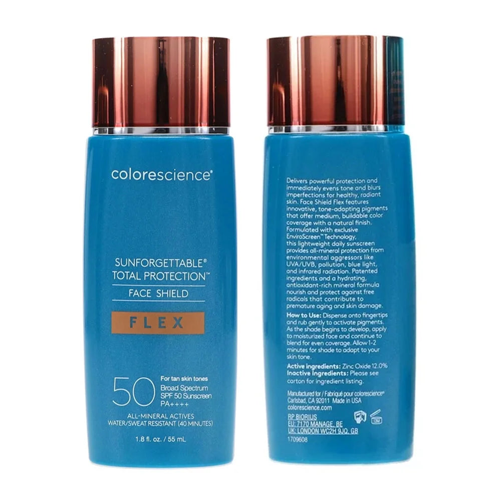 Colorescience Sunforgettable Total Protection Face Shield Flex Broad Spectrum SPF 50 Tan 1.8 oz