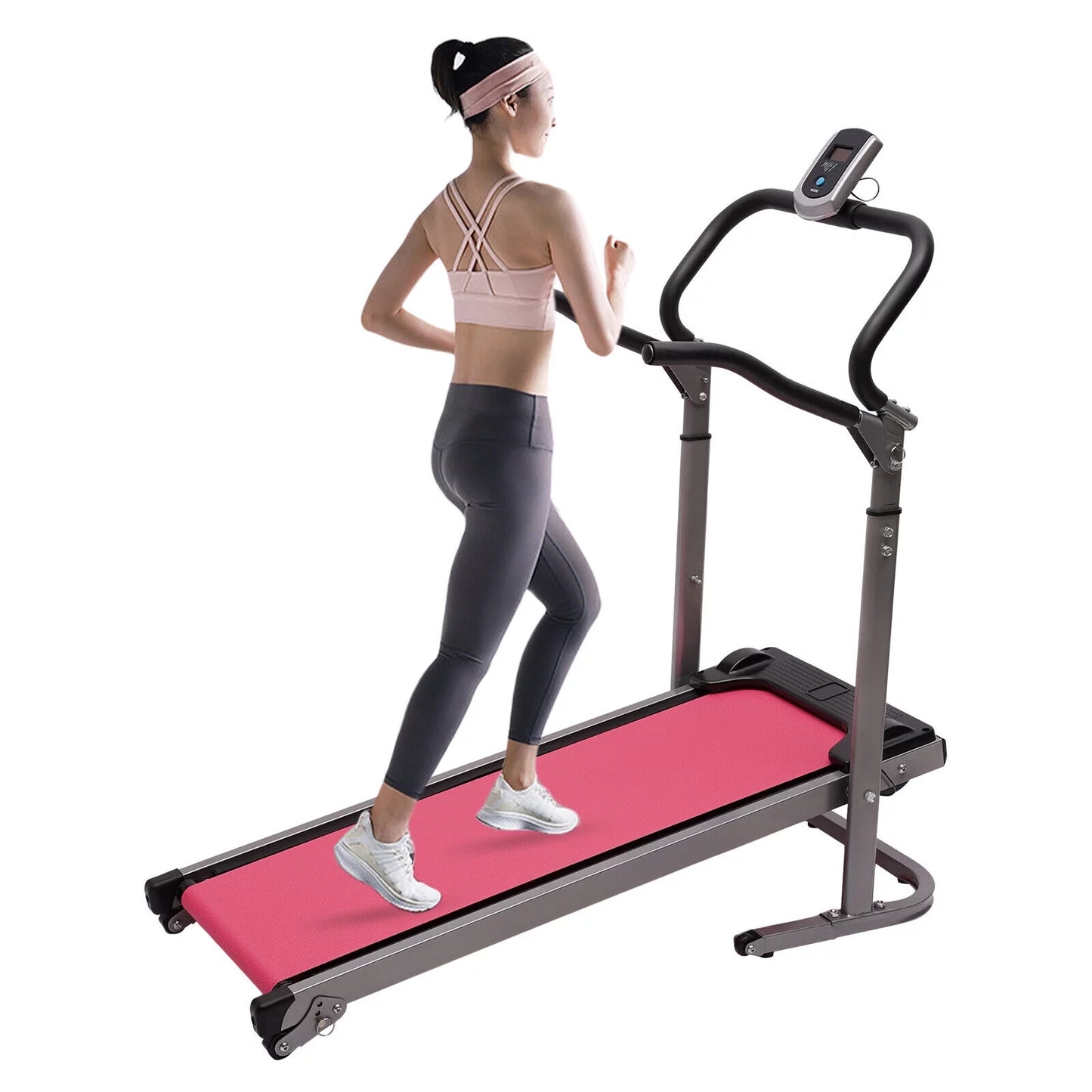 TFCFL Folding Treadmill Incline Jogging Walking Running Pad Fitness Machine Home