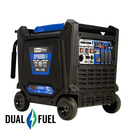 DuroMax XP9000iH 9,000 Watt Portable Dual Fuel Inverter Generator with CO Alert