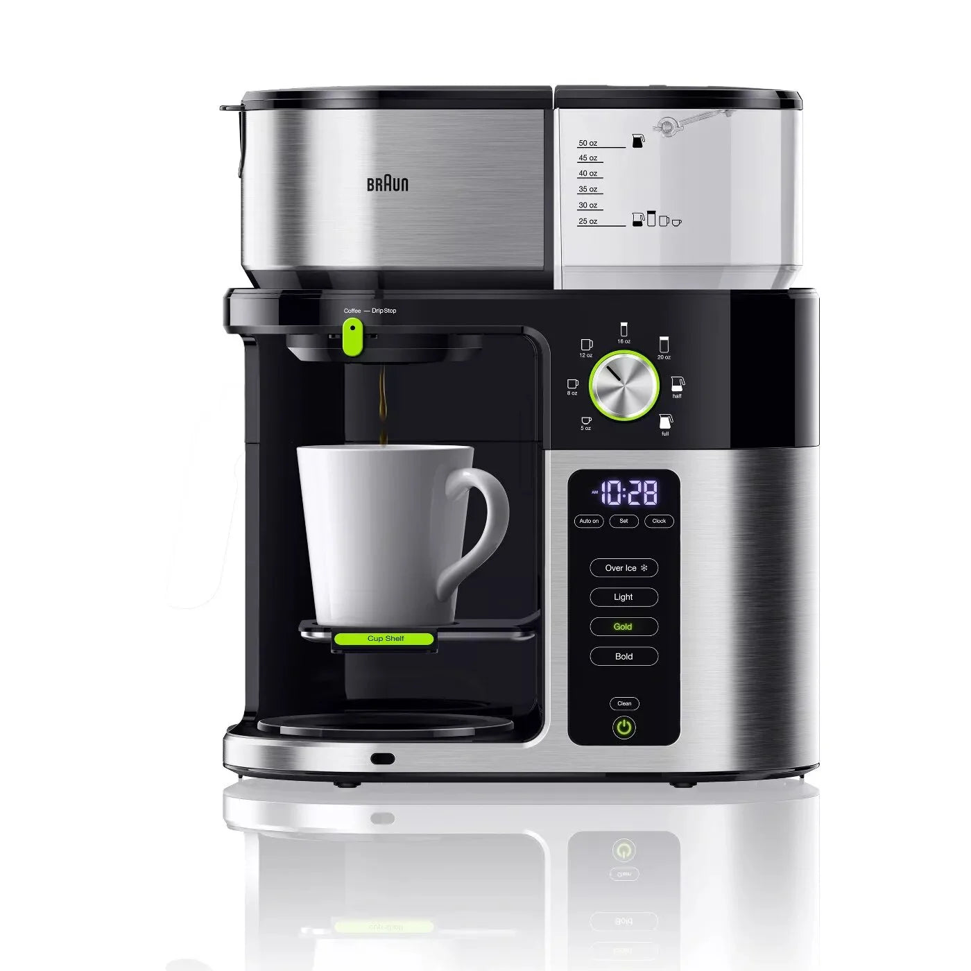 Braun MultiServe Drip Coffee Maker, Black &#8211; KF9050