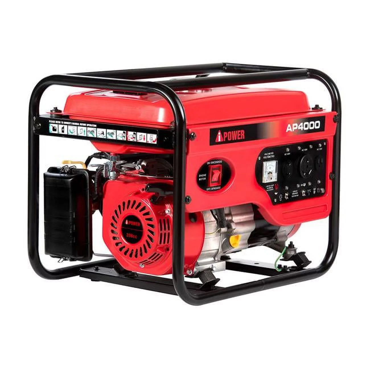 A-iPower 4000 watt Gasoline Powered Manual Start Portable Generator