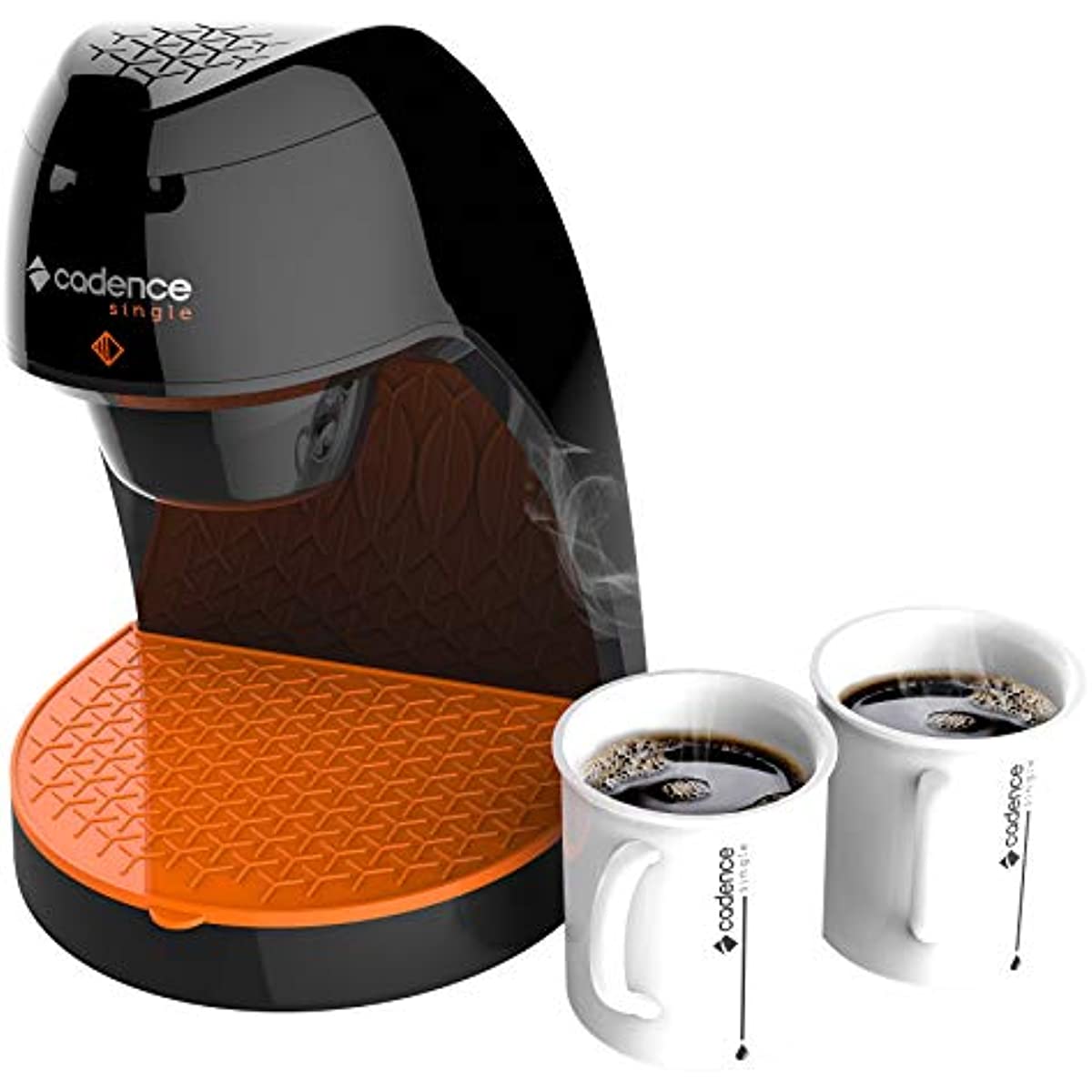 Cafeteira Cadence Single Contrast, 110V, Preto, 240ml, CAF218