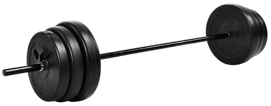 BalanceFrom Vinyl Standard Weight Set in Black, 100 lbs.