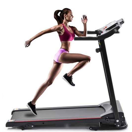 UWR-Nite Treadmill Folding Treadmill for Home Electric Treadmill Workout Running Machine 3-Level Manual Incline Treadmill with LCD Monitor for Home &#038; Office &#038; Gym