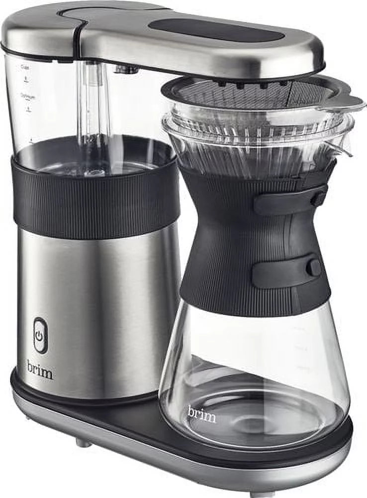 Brim &#8211; 8-Cup Electric Pour Over Coffee Maker &#8211; Stainless Steel