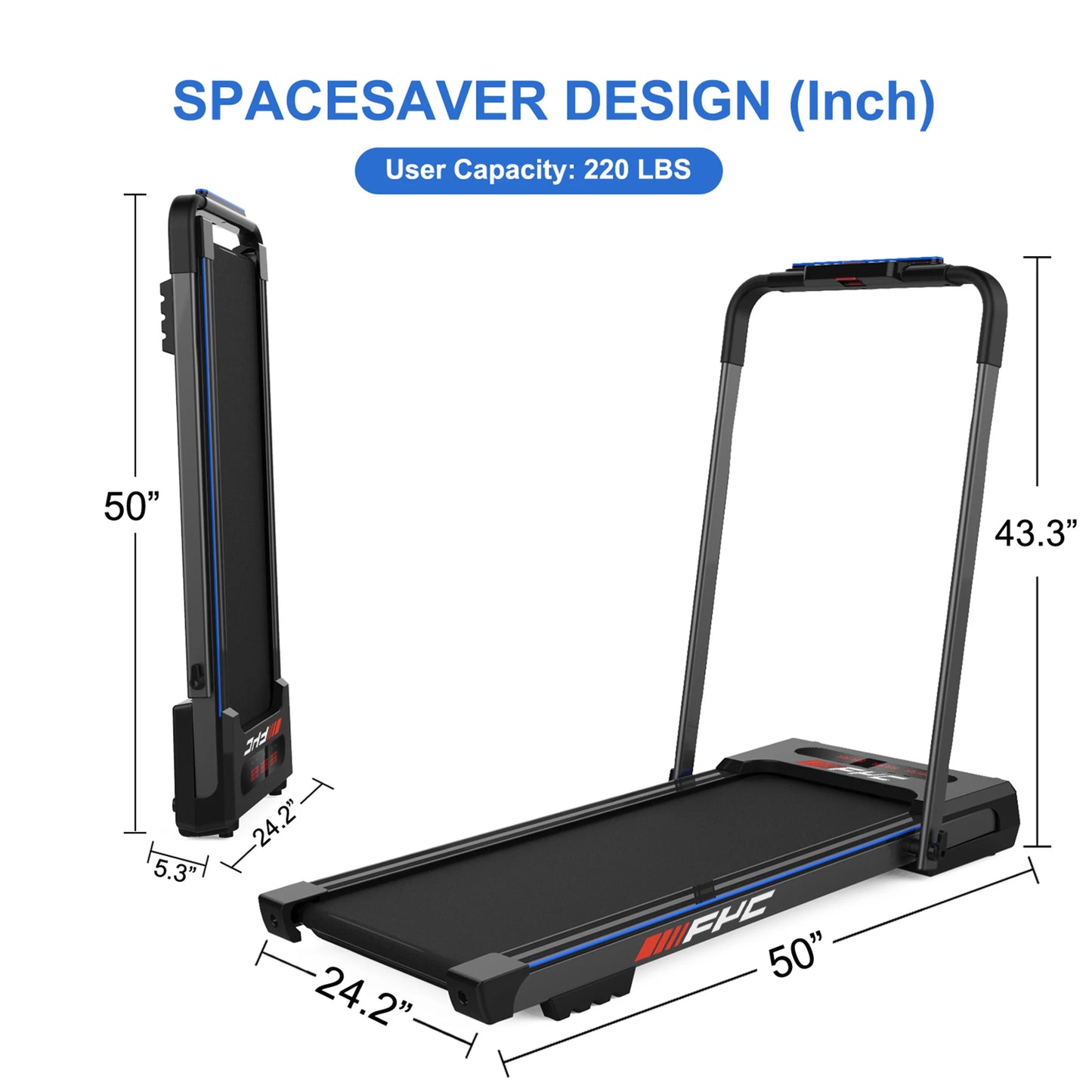 Treadmill- Walking Pad &#8211; 240 lb Capacity