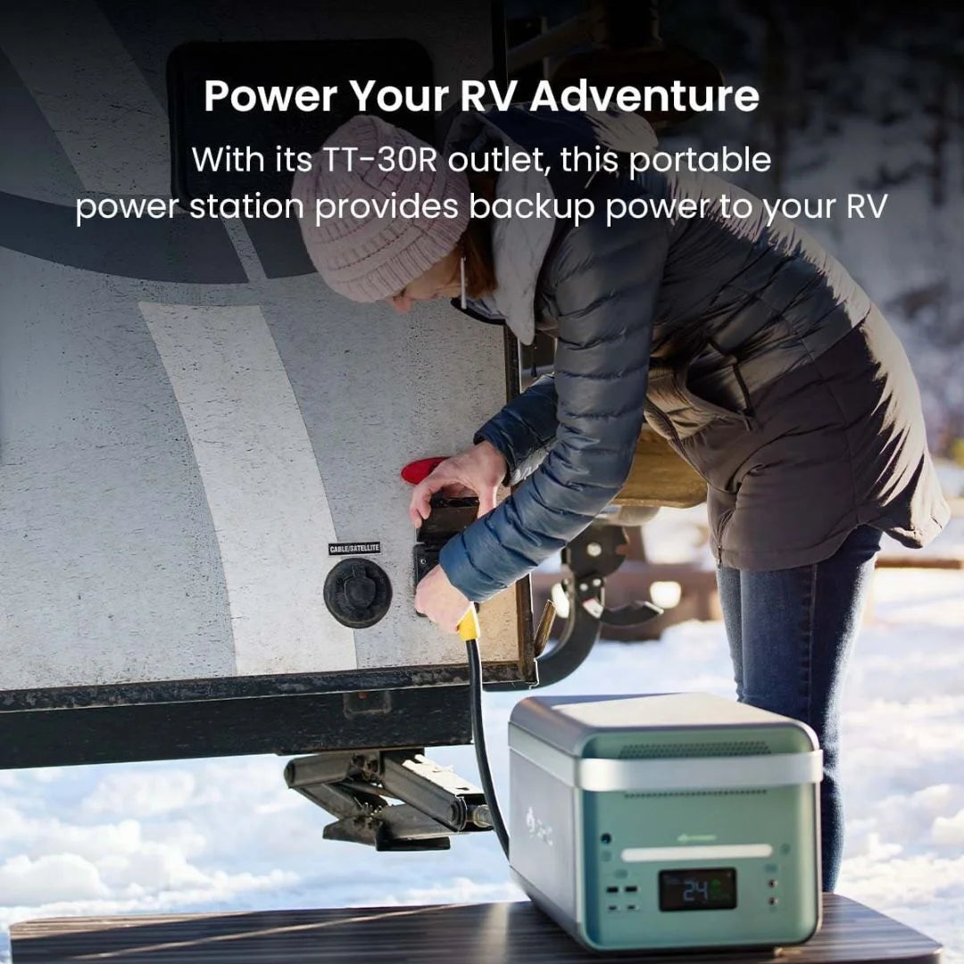 Yoshino Solid-State Portable Solar Generator 330W included with 100W Portable Solar Panel