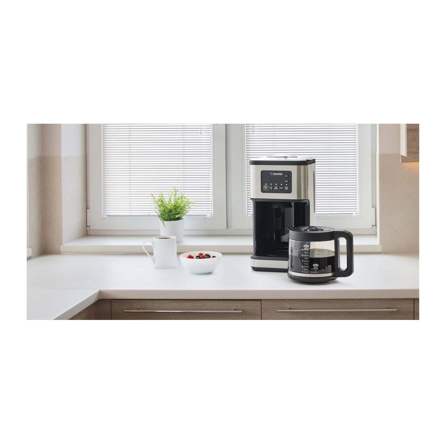 Zojirushi Dome Brew Programmable Coffee Maker (Stainless Black)