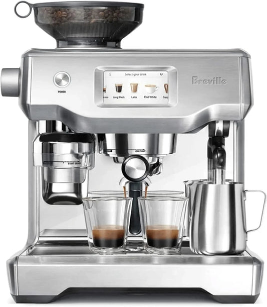 Breville Oracle Touch Espresso Machine, Brushed Stainless Steel, BES990BSS